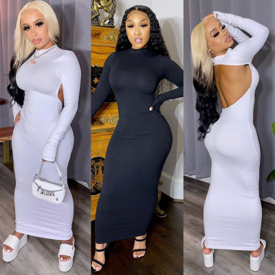 womens backless long sleeves with gloves K2034