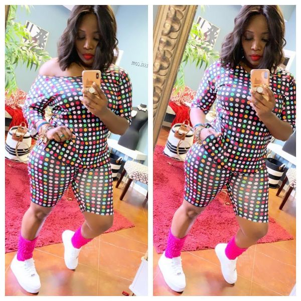 Fashion Pattern Printed One Shoulder T-Shirt With Shorts Two Piece Set S6231