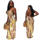 Printed sleeveless sexy dress TK6012