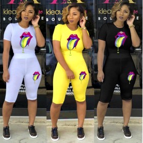 New Arrival Slim Bodycon Comfy Short Suits LMM8056