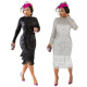 Unique Oversize Bodycon Sequin Long Sleeves Tassel Dress YYZ835
