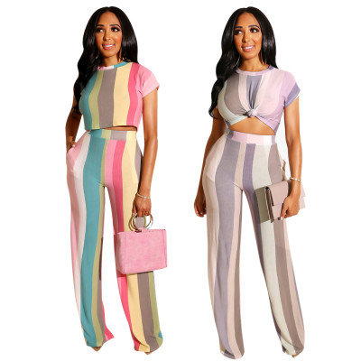 New Design Multicolor Two-Piece Women Sets QQM3732
