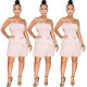 Wholesale Ladies Strapless Short Dress For Daily Wear GL6155