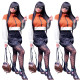 Leissure Colorblock Elastic Shirt Dress YT3083
