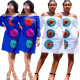 Wholesale Women A Word Shoulder Casual Dress T3308H