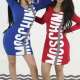 Stylish Letters Printing Long Sleeve Dresses MDF5012