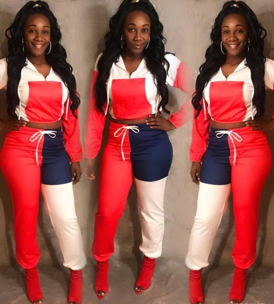 Wholesale Price Color Block Sports Outfits BLX5220