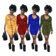 Cheap Women Bodycon Zipper Casual Long Sleeved Mini Dress N9181