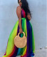 Deep V Neck Sexy Women Summer Dress DF0612