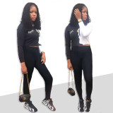 Casual Running Suits Hooded T-Shirt Tight Leggings OG9051