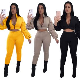 Hot Sale Autumn Pure Color Thicken Outfits For Women ORY5064