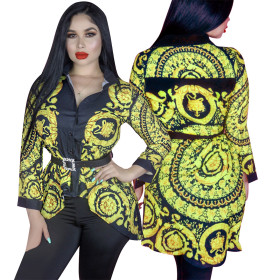 New Design Spring Long Sleeves Women Shirt YZ1689