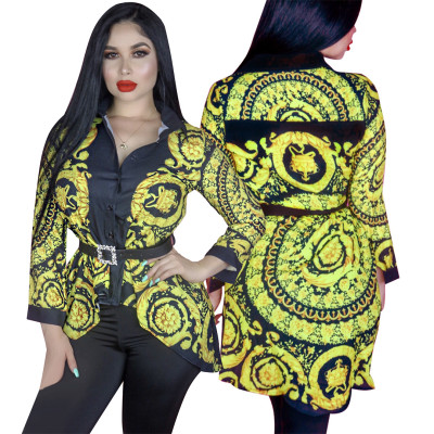 New Design Spring Long Sleeves Women Shirt YZ1689