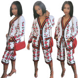 Printed Sexy Long Sleeve Pants Set YY5098