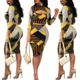 Hollow Out Tops+Midi Skirts Sets K8661