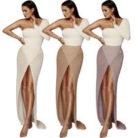 Wholesale Price Summer Beach Kniting Long Skirts ZS038