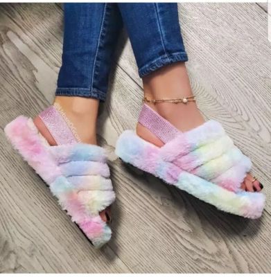 Flat non-slip indoor all-round comfortable sandals outdoor casual ladies ZH1001