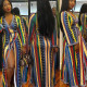 Print Floor Length Long Cardigan ALS055