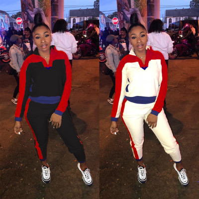 Color Block Running Sports Outfits AMM8081