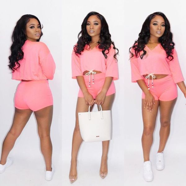 Cute sports fashion two-piece suit M6307