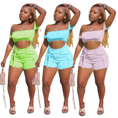 Fluorescent hot two-piece set HR8016