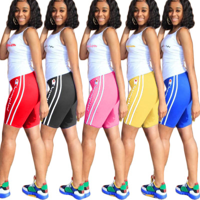 Wholesale Comfy Women Summer 2 Pieces Short Track Suits QQ5087