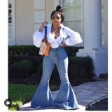 Wholesale Casual Long Sleeve Women Shirts R6146
