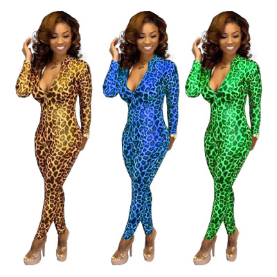 Leopard print jumpsuit TK6032?