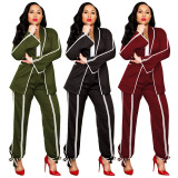 Office Ladies Fashion Bandage 2 Pieces Suits ALS102