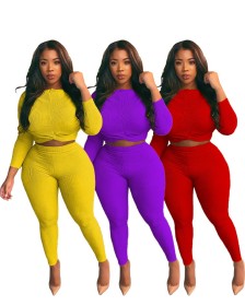 Fashion all-match fat woman large size long sleeve suit W865