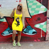 spoof of brand multicolor dresses BN7008