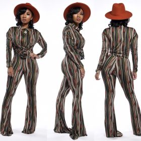 Mature Women Oversize Casual Printing Outfits For Daily Wear YSH6119