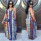 V-neck hanging wide loose dress FS156