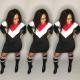 Casual Colorblock Long Sleeves T Shirt Dress HG5136