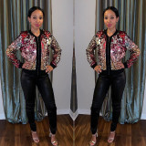 Winter Colorful Glitter Sequins Short Jackets TRS887