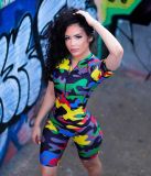 Sexy Women Summer Ropmers Slim Jumpsuit F8199