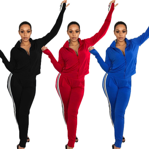 New Arrival 3 Colors Sport Ladies Stand Collar Outdoor Outfits CM629