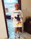 Sexy kawaii printed dress BNY7004