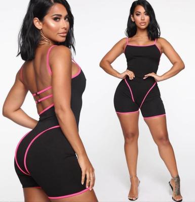 Summer Women's Sexy Backless Yoga Fitness Jumpsuit P1733824-1