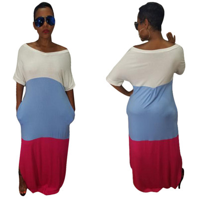 Long dress D8289