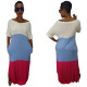 Long dress D8289