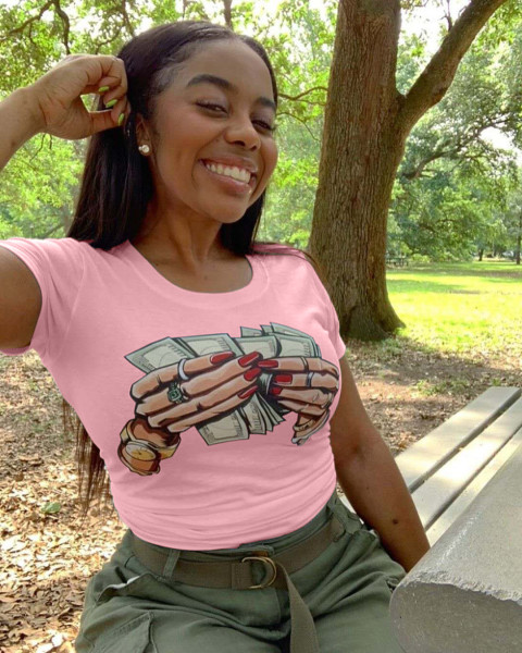 Counting Dollar T-shirts with Two Hands MN8022