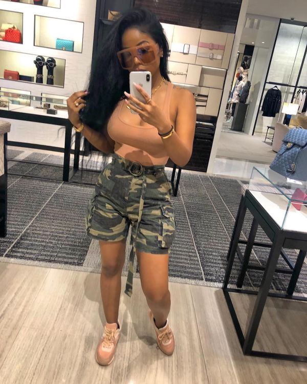 New Arrival Camouflage Work Shorts For Women LD8329