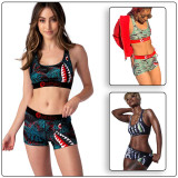 Digital printing vest set multi-color spot MD323