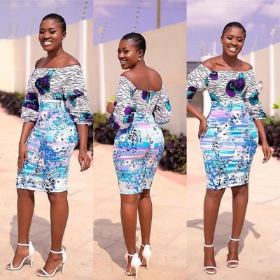 Long Sleeves Floral Print Bodycon Dress T3282H