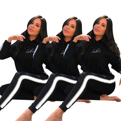 Hot Sale Running Suits Casual Hoodie Skinny Pants HHM6014