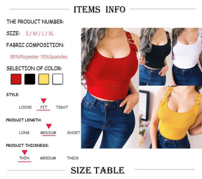 Sexy round collar low chest strap waist jacket ZC3290