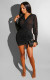 Sexy bright color package hip long sleeve dress FM1200