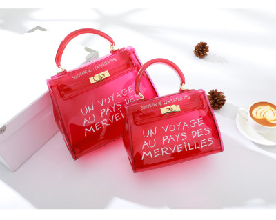 Letter jelly bag messenger bag fashion handbag YQ2353