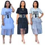 Stylish Women Short Sleeves Casual Dress For Daily Wear SN3578